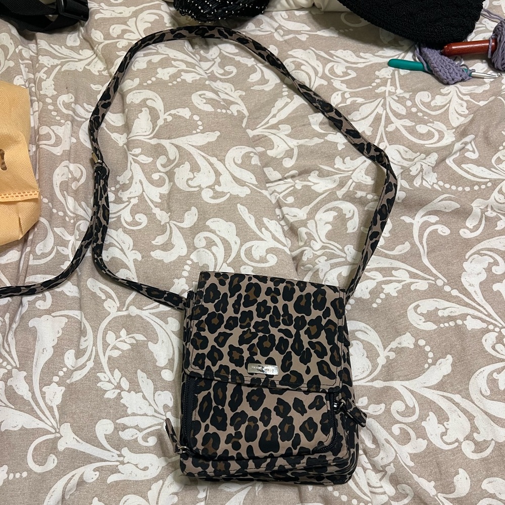 Leopard Print Crossbody Bag